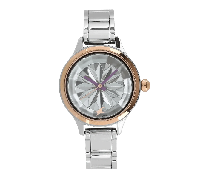 Fastrack NJ6132KM01 Analog Watch for Women - Silver - Zoom Image 1