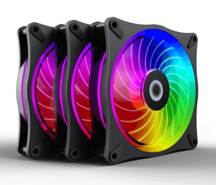 G-Max RL300 TRI Pack 120MM Cooling Case Fan - Zoom Image 1