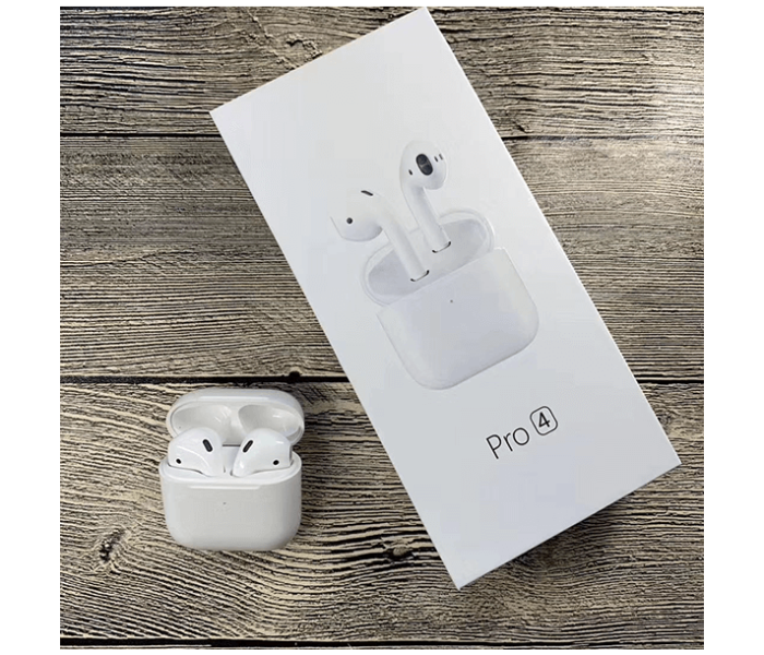 AirPods Pro4 Wireless Bluetooth Earbuds - White - Zoom Image 4