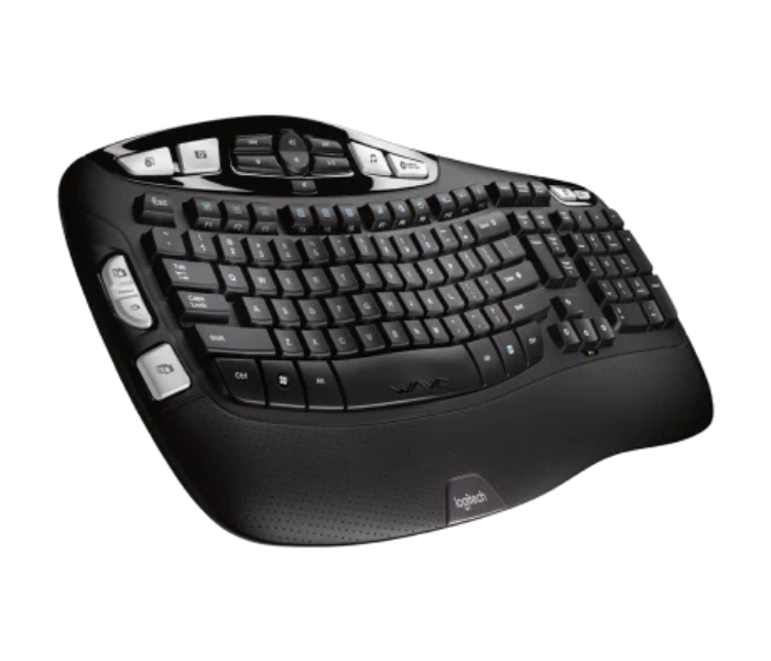 Logitech MK550 Wireless Wave Keyboard and Mouse Combo - Black - Zoom Image 3