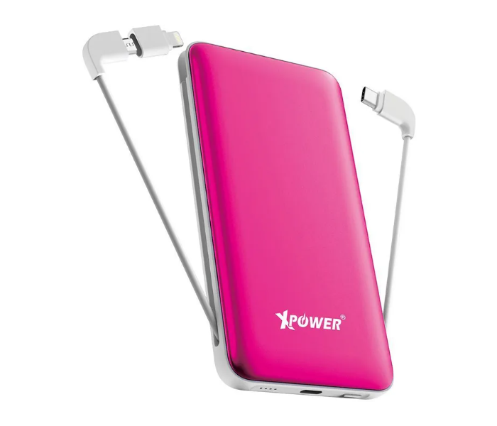 XPower PD10X 10000mAh 18Watts Power Bank - Pink - Zoom Image