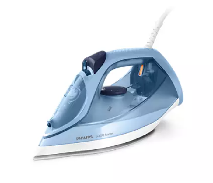 Philips DST6001/26 2400 Watts 6000 Series Steam Iron - Blue and White - Zoom Image 1