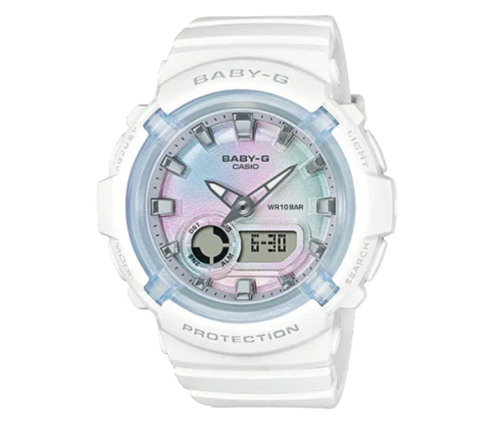 Casio BGA-280-7ADR Baby-G Analog-Digital Watch for Women - White - Zoom Image 1