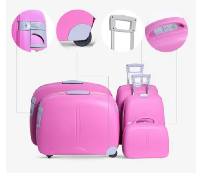 Para John PJTR5000 PP 5 Pieces Trolley Set - Pink - Zoom Image 5