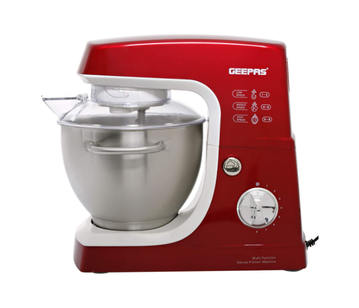 Geepas GSM5442 600 Watts Stand Mixer with 4.2 Litre Stainless Steel Bowl - Zoom Image 2