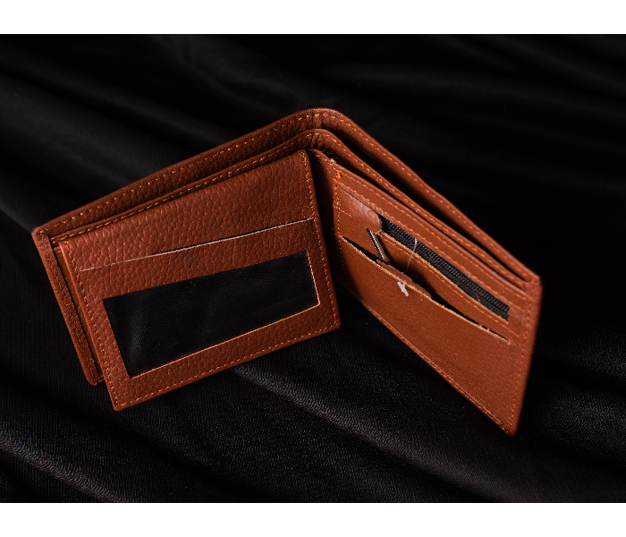 Kings Retroman Design Wallet for Men - Tan - Zoom Image 2