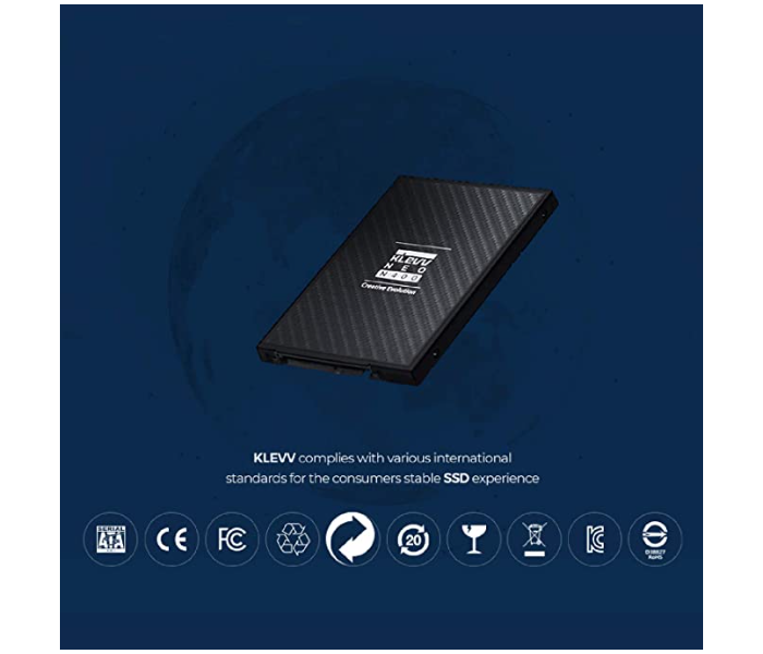 Klevv K480GSSDS3-N40 NEO N400 SSD 2.5 Inch SATA 3 480GB NAND Internal Solid State Drive - Zoom Image 6