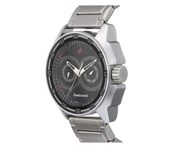 Fastrack NK3089SM05 Black Magic Analog Watch for Men - Silver - Zoom Image 2