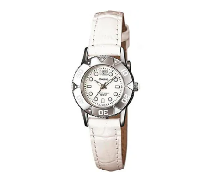 Casio LTD2001L7A1VDF Analog Wrist Watch for Women - White - Zoom Image 1