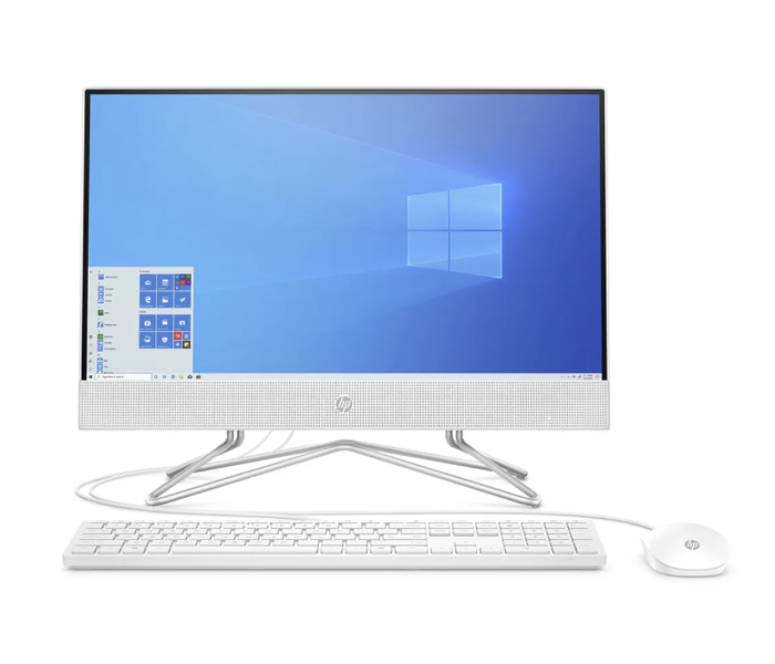 HP 3B4Y1EA 22-df1000ne All-in-One PC 21.5 Inch FHD Intel Core i5-1135G7 Processor 8GB DDR4 RAM 512GB SSD Intel Iris Xe Graphics Windows 10 Home - White - Zoom Image 1