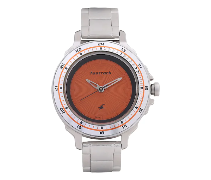 Fastrack 6135SM02 Stainless Steel Analog Watch for Women - Silver - Zoom Image 1