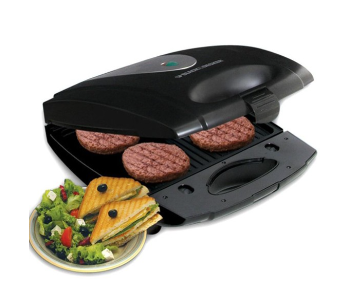 Black and Decker TS4080-B5 4 Slice Interchangable Plate Sandwich Maker with Grill Plates - Zoom Image 2