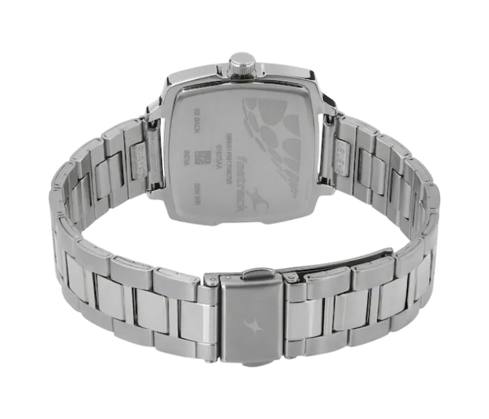 Fastrack 6167SM01 Loopholes Stainless Steel Analog Watch for Women - Silver - Zoom Image 4