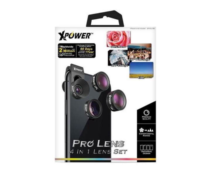 XPower Pro Lens 4 In 1 Lens Set - Zoom Image 3