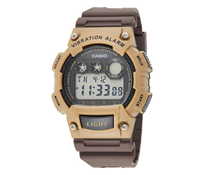 Casio W-735H-8A2VDF Digital Watch for Men - Brown - Zoom Image 1