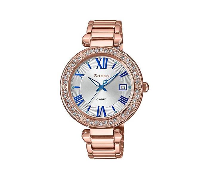 Casio SHE-4057PG-7AUDF Sheen Analog Watch for Women - Rosegold - Zoom Image 1