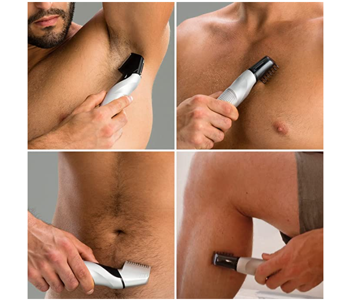 Panasonic ER GK 60 Electric Body and Hair Trimmer for Men - Silver and Black - Zoom Image 4