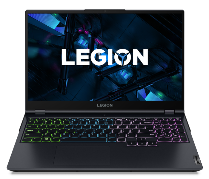 Lenovo 82JH005JAX Legion 5 15.6 Inch FHD Intel Core i7-11800H Processor 16GB DDR4 RAM 1TB SSD 6GB NVIDIA GeForce RTX 3060 GDDR6 Graphics Windows 11 Home 64 - Black - Zoom Image 1