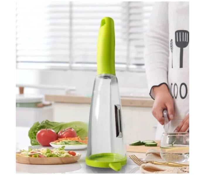 VP-44 Easy Slicer Vegetable Peeler with Container - Green - Zoom Image 6