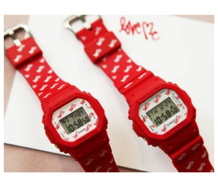 Casio LOV-20B-4DR Baby-G Lovers Collection Unisex Digital Watch - Red - Zoom Image 2