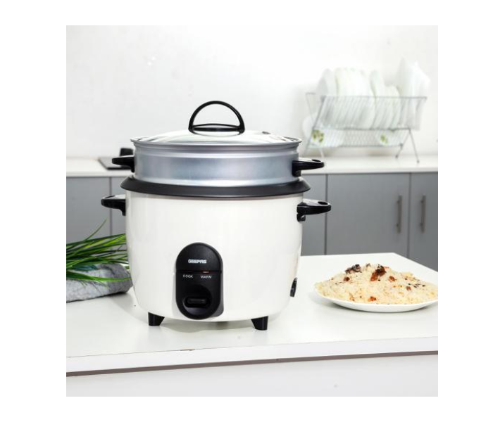 Geepas GRC35011 3-in-1 500 Watts Rice Cooker with Non-Stick Innerpot - 1.5 Litre - Zoom Image 2