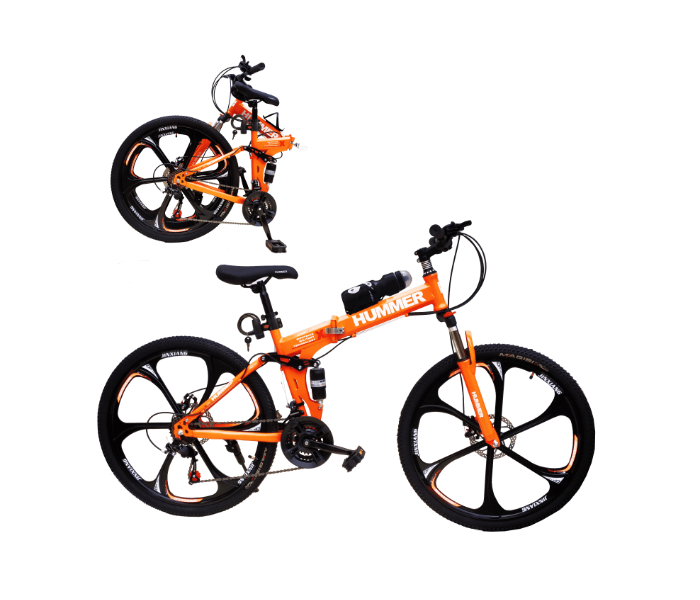 Hummer 50 -o Awesome Folding Ring 20 Inch Bicycle For Kids - Orange - Zoom Image