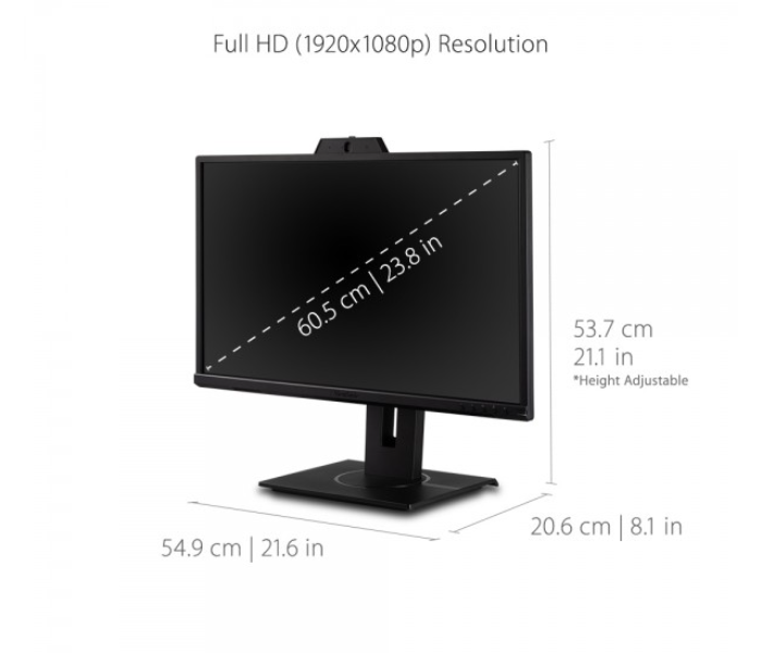 ViewSonic VG2440V 24 Inch FHD 1080p Ergonomic IPS Monitor - Black - Zoom Image 4