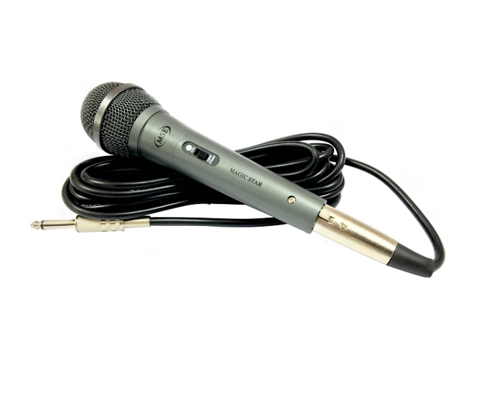 Magic Star LH210 Professional Dynamic Wired Microphone - Grey - Zoom Image