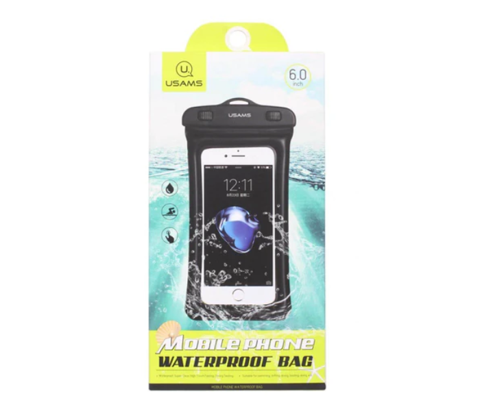 U24 Usams Waterproof Mobile Phone Bag - Black - Zoom Image 3