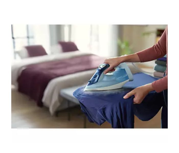 Philips DST5020/26 2400 Watts 5000 Series Steam Iron - Blue and White - Zoom Image 5