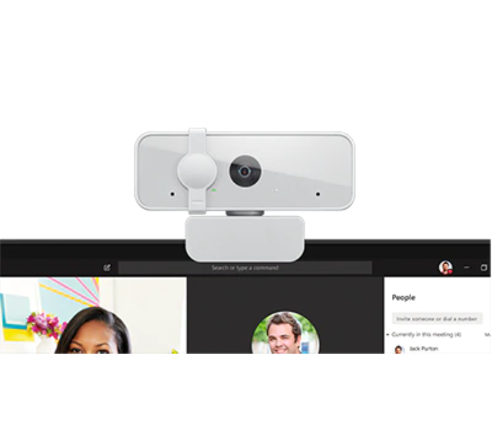 Lenovo GXC1E71383 300 FHD Webcam - Cloud Grey - Zoom Image 3