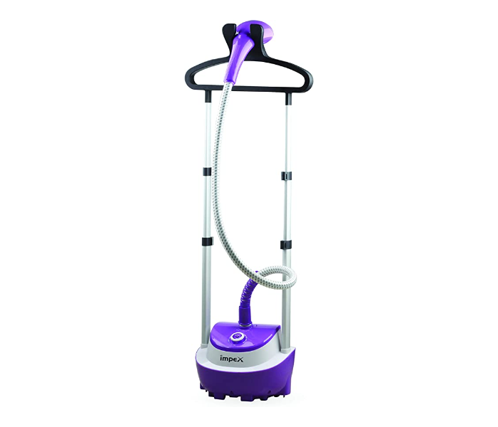 Impex GSM-6010 1.5 Litre Garment Steamer with Temperature Control System - Purple and Silver - Zoom Image 2