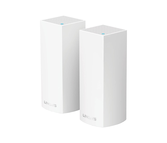 Linksys AC4400 Velop Whole Home Intelligent Mesh WiFi System Tri-Band Pack of 2 - White - Zoom Image 1