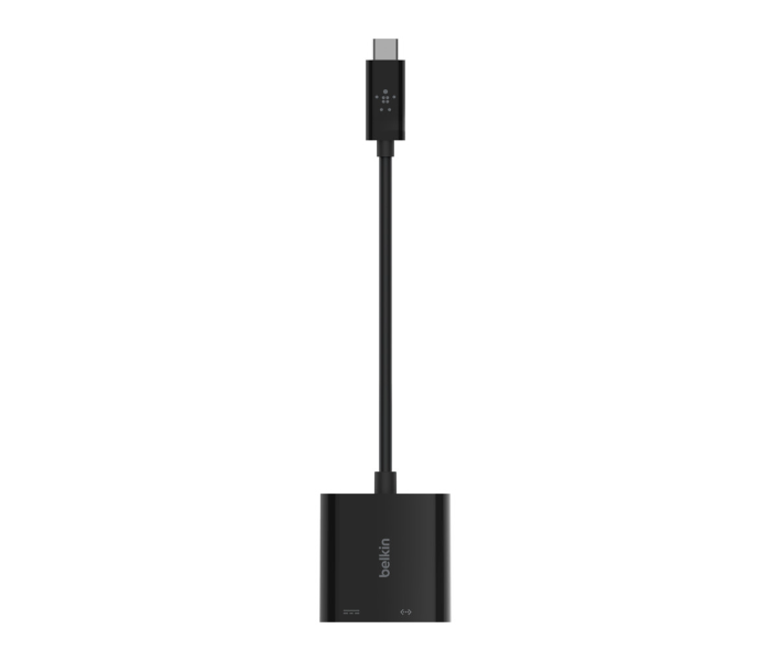 Belkin USB-C to Ethernet With Charge Adapter - Black - Zoom Image 3