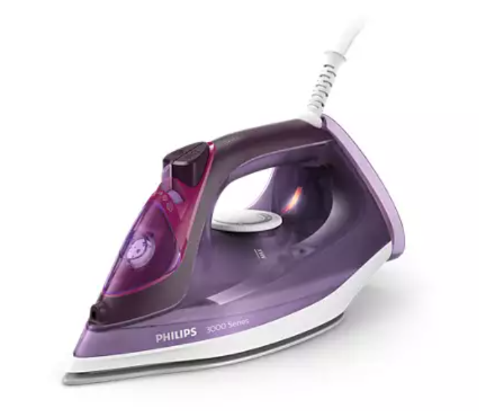 Philips DST3041/36 2600 Watts 3000 Series Steam Iron - Purple and White - Zoom Image 1