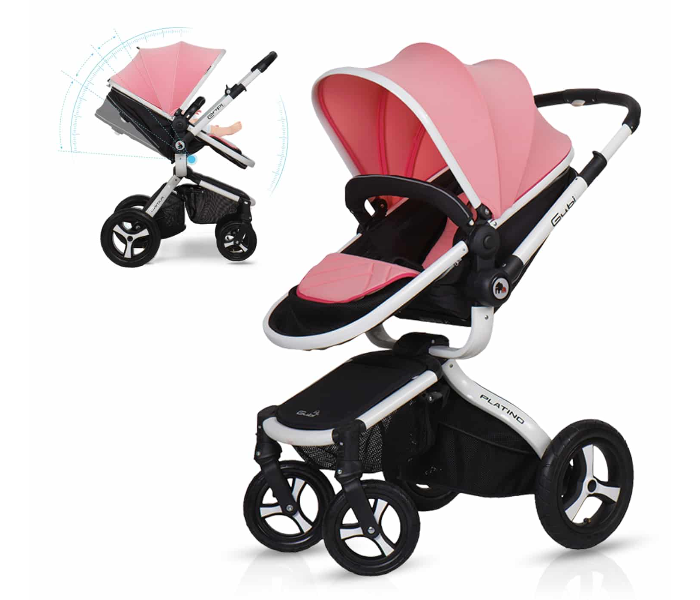 Gubi 108-p Pretty New High Landscape Single Strollers For Babies - Pink - Zoom Image