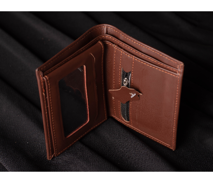 Kings Retroman Wallet for Men - Coffee Brown - Zoom Image 1