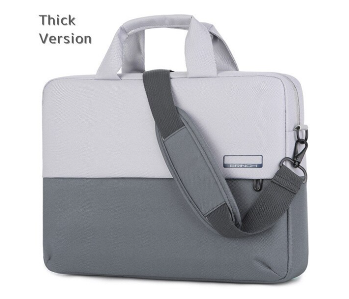 Brinch BW-252 15.6 Inch Laptop Messenger Shoulder Bag - Grey - Zoom Image