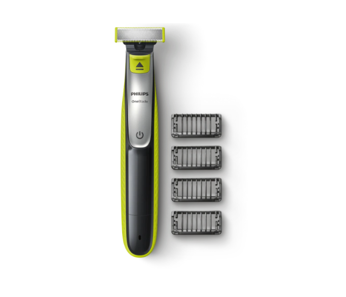 Philips QP2620/23 OneBlade Face Trimmer - Black and Green - Zoom Image 1