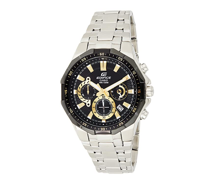 Casio EFR-554D-1A9VUDF Edifice Chronograph Analog Watch for Men - Silver - Zoom Image 1