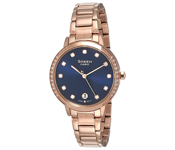 Casio SHE-4056PG-2AUDF Sheen Analog Watch for Women - Rosegold - Zoom Image 1