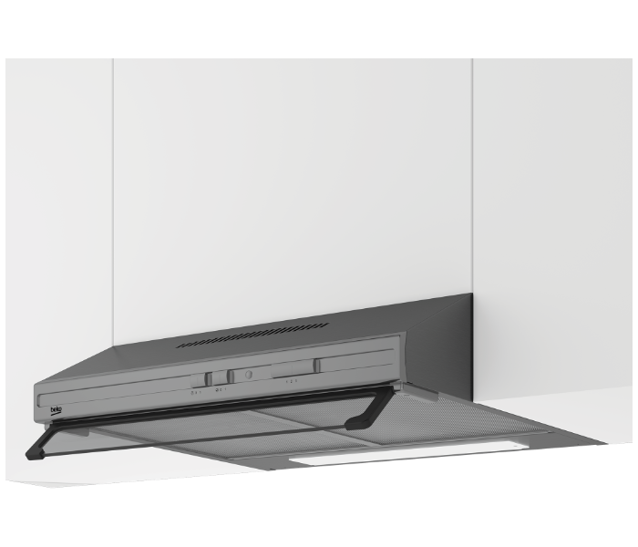 Beko CFB6433XH 60cm Hood Standard - Grey - Zoom Image 2