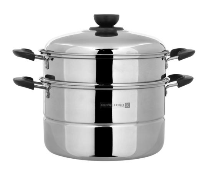 Royalford RF9948 7.3 Litre Double Layer Stainless Steel Steamer - Silver - Zoom Image 1