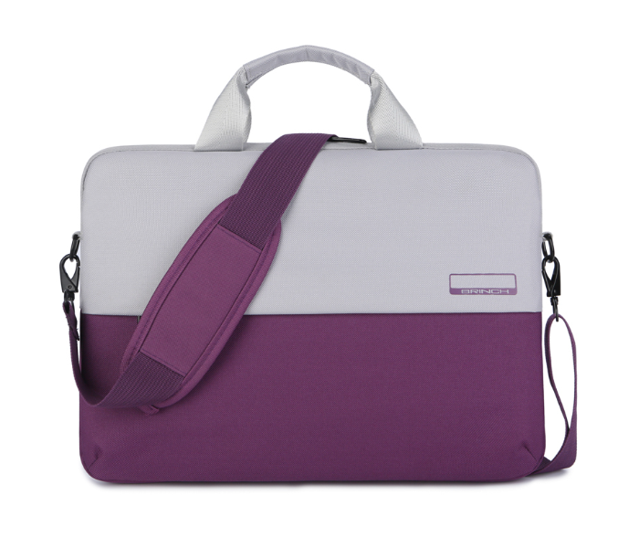 Brinch BW-248 14 Inch Laptop Messenger Shoulder Bag - Purple - Zoom Image 1