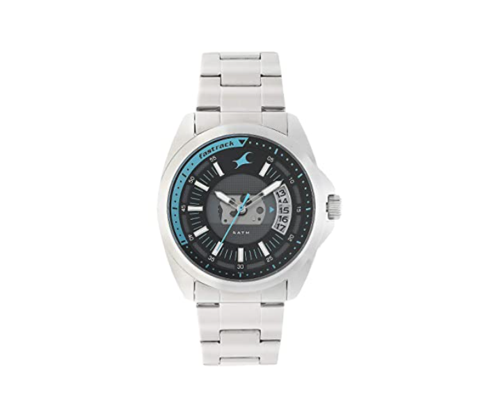 Fastrack 38049SM01 Analog Watch for Men - Silver - Zoom Image 1