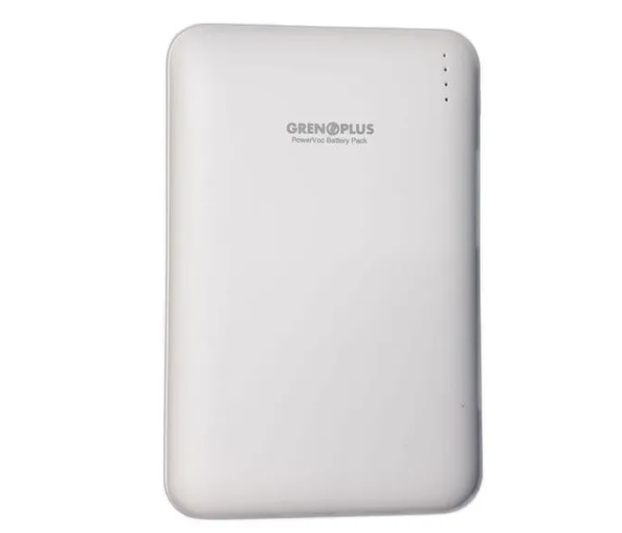 GrenoPlus PowerVoc 10000 mAh Power Bank - White - Zoom Image