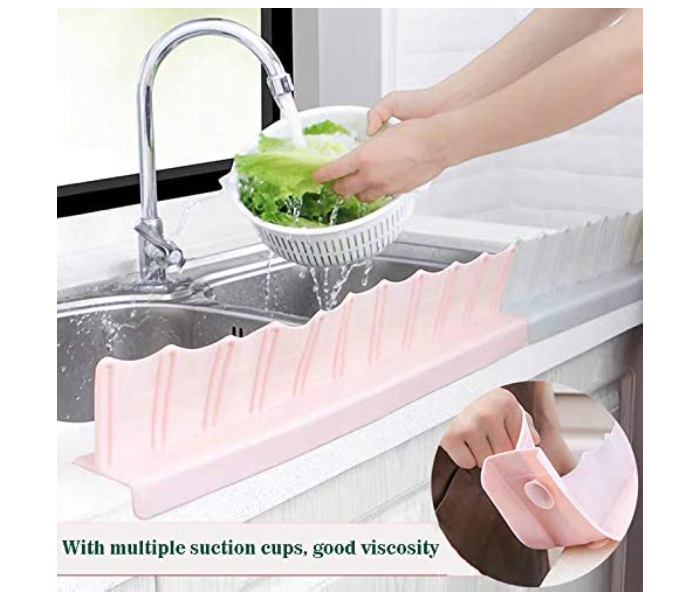 Galaxy Food Grade Silicone Water Sink Splash Guard with Suction Cup - Zoom Image 3