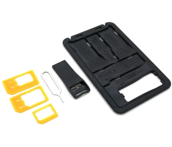 C11 8-in-1 SIM Card Tool and Holder - Black - Zoom Image 7