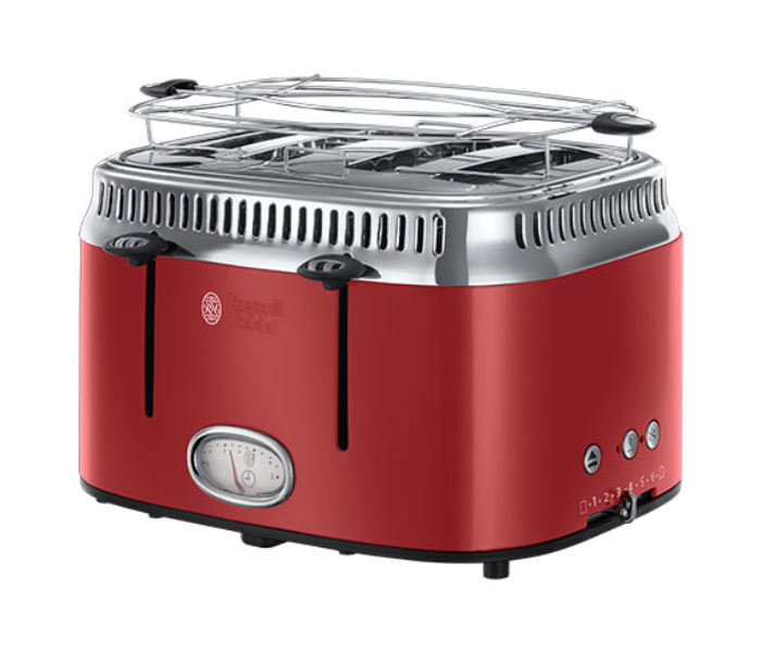 Russell Hobbs RH21670 Retro Ribbon Stainless Steel Electric Kettle - Red - Zoom Image 8