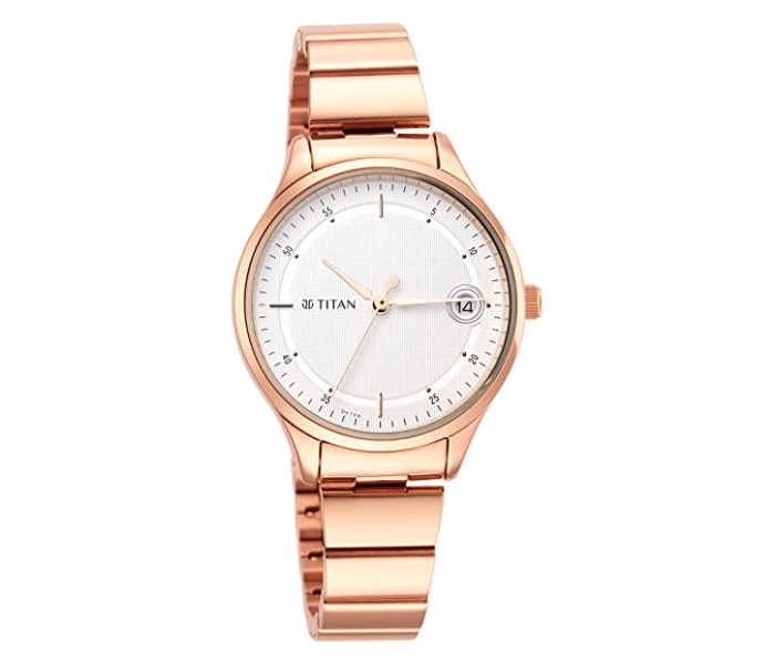 Titan 2649WM01 Analog Watch for Women - Rose Gold - Zoom Image 5